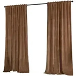 VORHANG 2ER SET MILANO HxB 280x135 cm Braun