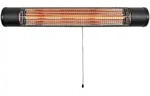 Infrarotstrahler Schwarz max. 1500 Watt