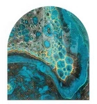 GLASPLATTE f&uuml;r Kamin 80x70 cm