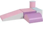 BAUSTEINSET 5er-Set Schaumstoff Bausteine Bauspielzeug f&uuml;r 1-3 Jahre alt Kinder