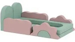 SCHAUMSTOFF Bausteine Kinder 12 St&uuml;ck Klettern Softbausteine mit B&auml;llebad Gr&uuml;n