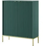 HIGHBOARD STELLARE 104/125/39 cm mit 2 T&uuml;ren Hellgr&uuml;n