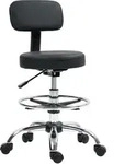 B&Uuml;ROSTUHL Ergonomischer Zeichenstuhl, H&ouml;henverstellbar Computerstuhl mit Fu&szlig;ring