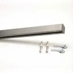 GARDINENSCHIENE auf Ma&szlig; 1-lauf Deckenmontage Square 70cm
