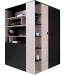 DREHT&Uuml;RENSCHRANK ISEO 135/190/135cm 2-t&uuml;rig Wei&szlig;