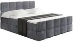 BOXBETT mit Matratze und Lattenrost - LIRO-Z - 120x200 - Dunkelgrau Casablanca