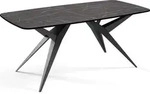 ESSTISCH Trax ausziehbar rechteckig oval, Marmor Schwarz 180-260/90/76