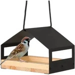 VOGELFUTTERSPENDER 2er Set aus Metall & Edelstahl