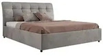 POLSTERBETT GALA CLASSIC 180/200 - Hellgrau Velvet - Pocket-Matratze