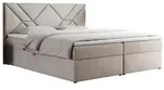 BOXBETT NEOMI 120/200 - Beige Strukture - H3 - Visco