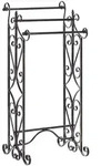 HANDTUCHST&Auml;NDER Antik Optik schwarz 45 x 90 cm Chillan