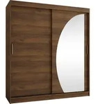 SCHWEBET&Uuml;RENSCHRANK Wika 180 cm mit Schubladen