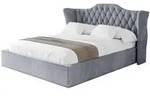 POLSTERBETT mit Bettkasten und Lattenrost, Bett mit Matratze H3/H4 - ZORAN...
