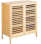 SCHUHSCHRANK Bambus Hellbraun Midwood