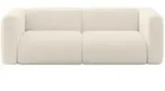 MODULARES Sofa 2-SITZER MIRA-S1 228x89x70 Beige cm Boucl&eacute;