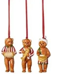 ORNAMENTE-SET Nostalgic Ornaments bunt 3-tlg.