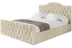 POLSTERBETT mit Bettkasten, Fu&szlig;teil und Lattenrost, Boxbett ohne Matratze -...