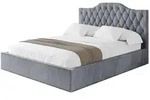 POLSTERBETT mit Bettkasten und Lattenrost, Boxbett ohne Matratze - FALIO...