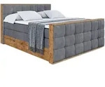 BOXSPRINGBETT mit Matratze H3|H4 und Lattenrost - LOLLI7-Z KING-140x200 -...