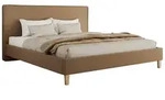 POLSTERBETT LUMARO CLASSIC 180/200 - Braun Kunstleder - ohne Matratze
