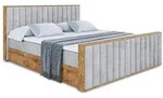 BOXBETT mit Matratze H4 und Lattenrost - LOLLI4-Z - 180x200 - Grau Monolith
