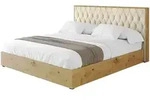 POLSTERBETT mit Bettkasten und Lattenrost, Boxbett ohne Matratze - ENZO5 180x200