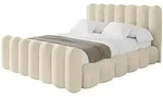 POLSTERBETT mit Bettkasten, Fu&szlig;teil und Lattenrost, Boxbett ohne Matratze -...