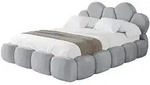 POLSTERBETT mit Bettkasten und Lattenrost, Bett mit Matratze H3/H4 - LANA...