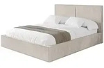 POLSTERBETT mit Bettkasten und Lattenrost, Boxbett ohne Matratze - VANTO 160x200