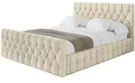 POLSTERBETT mit Bettkasten, Fu&szlig;teil und Lattenrost, Boxbett mit Matratze H3/H4...