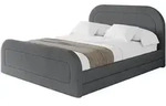 POLSTERBETT mit Bettkasten, Fu&szlig;teil und Lattenrost, Boxbett mit Matratze H3/H4...
