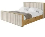 POLSTERBETT mit Bettkasten, Fu&szlig;teil und Lattenrost, Boxbett mit Matratze H3/H4...