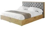 POLSTERBETT mit Bettkasten und Lattenrost, Boxbett ohne Matratze - ENZO3...
