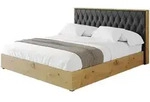 POLSTERBETT mit Bettkasten und Lattenrost, Bett mit Matratze H3/H4 - ENZO5...