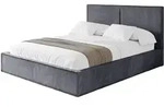 POLSTERBETT mit Bettkasten und Lattenrost, Boxbett ohne Matratze - EMMI 200x200