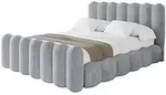 POLSTERBETT mit Bettkasten, Fu&szlig;teil und Lattenrost, Boxbett ohne Matratze -...