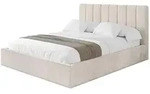 POLSTERBETT mit Bettkasten und Lattenrost, Boxbett ohne Matratze - STERA 140x200