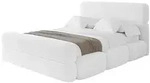 POLSTERBETT mit Bettkasten, Fu&szlig;teil und Lattenrost, Bett mit Matratze H3/H4 -...