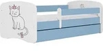 KINDERBETT Emily mit Schublade und Matratze, Blau 70x140 cm