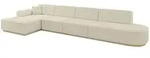 ECKSOFA Ottomane Links IREA-L3 - 412x165x80 cm Beige