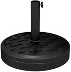 SONNENSCHIRMST&Auml;NDER HDPE Beton Schwarz