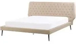 BETT 160/200cm Beige Essonne
