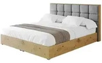 POLSTERBETT mit Bettkasten und Lattenrost, Boxbett ohne Matratze - ENZO2...