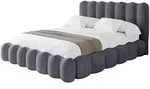 POLSTERBETT mit Bettkasten und Lattenrost, Bett mit Matratze H3/H4 - SORA...