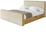 POLSTERBETT mit Bettkasten, Fu&szlig;teil und Lattenrost, Boxbett ohne Matratze -...