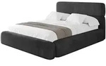 POLSTERBETT mit Bettkasten und Lattenrost, Boxbett ohne Matratze - ENORA 200x200