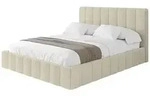 POLSTERBETT mit Bettkasten und Lattenrost, Bett mit Matratze H3/H4 - FINO...