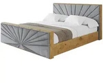 POLSTERBETT mit Bettkasten, Fu&szlig;teil und Lattenrost, Boxbett ohne Matratze -...