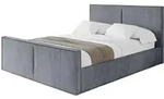 POLSTERBETT mit Bettkasten, Fu&szlig;teil und Lattenrost, Boxbett ohne Matratze -...