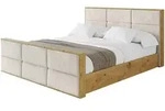 POLSTERBETT mit Bettkasten, Fu&szlig;teil und Lattenrost, Boxbett ohne Matratze -...
